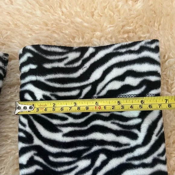 Hunter Original Tall MOUSTACHE Boot Socks Liner Zebra Black White Size US M/L - Picture 9 of 11